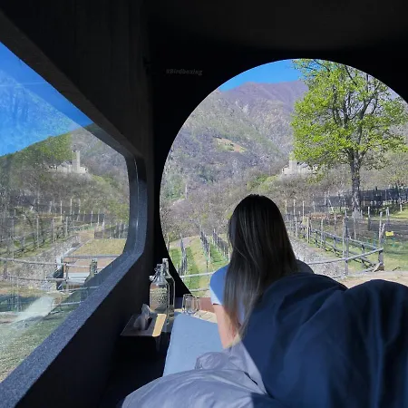 Birdbox Curzutt Hotel Monte Carasso Exterior photo